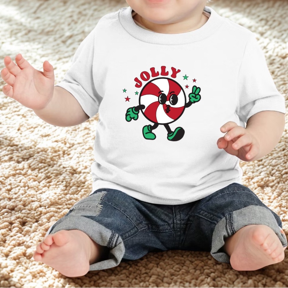HANDCRAFTED Jolly Candy Graphic Children’s T-Shirt